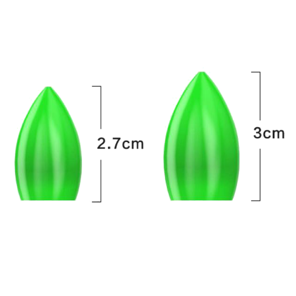 2 Pieces Floating Sbirolino Spirolino Bombarda  4.3g Trout Pose Floats Green with Swivels fishing Float fishing Tool accessories