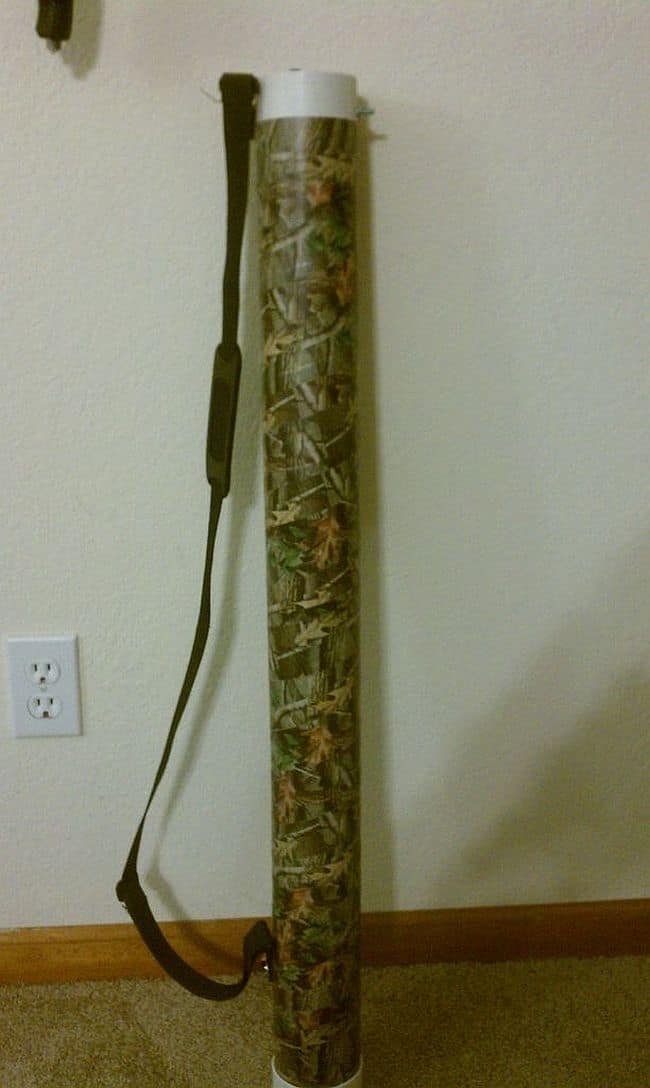 DIY Fishing rod carrying tube