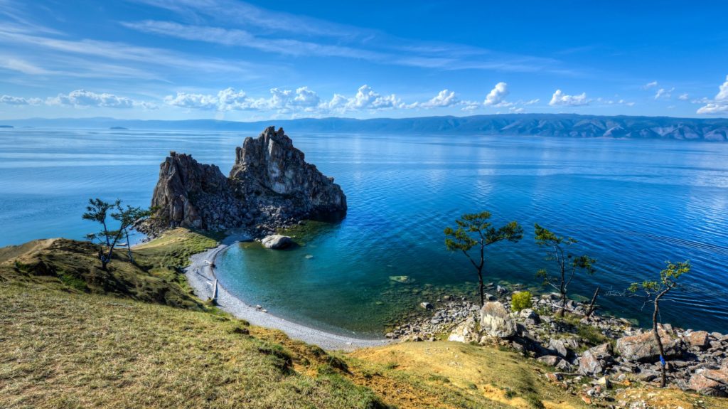 Road from Irkutsk to Olkhon Island
