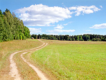 Field road in the Tver region