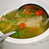 Рыбный суп с речным окунем