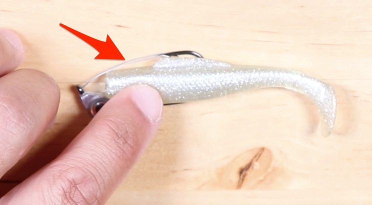 weedless jig head soft plastic is too high