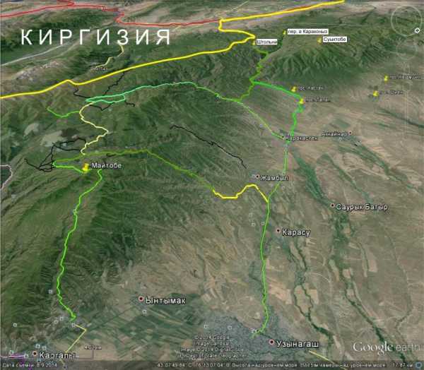 Карта казахстана узынагаш